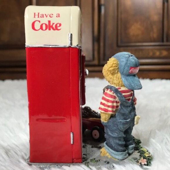 Coca-Cola x Boyds Bears Bearstone Collection 'Billy...The Pause That Refreshes' - Picture 5 of 9